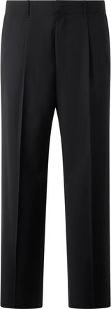 Slowear Virgin Wool Pants - Heren - Nette broeken - Zwart - S - Wol - Broeken