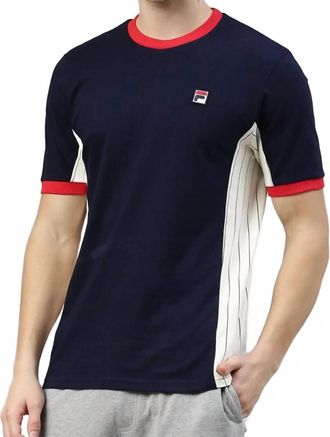 Fila Warner T-Shirt In Peacoat