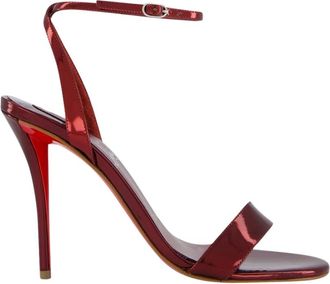Christian Louboutin Schoenen, Dames, Rood, 36 EU, Leer, Miss Z Sandal