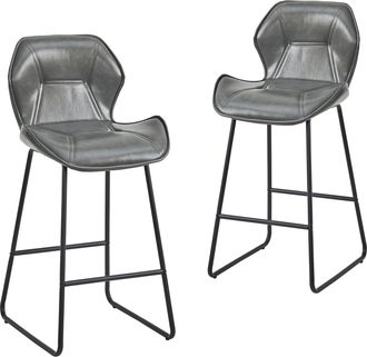 STILVORA Stilvora Sedia Da Ufficio Ergonomica Con Poggiapiedi E Supporto Lombare Ad Aria, Pelle, Nero