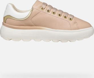 Geox Scarpe Spherica Ec4.1 Donna Rosa/oro Chiaro
