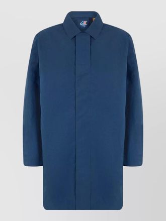 K-Way poirol technical quilted longline jacket