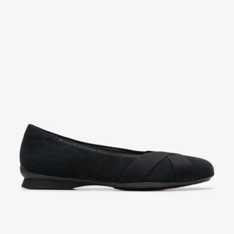 Clarks Jazmynn Gem Black Suede