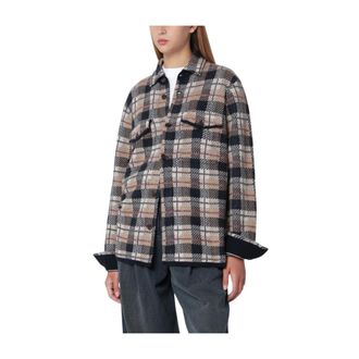 Guest In Residence Camisa de Trabajo a Cuadros - Jackets - Mujer - Beige - S