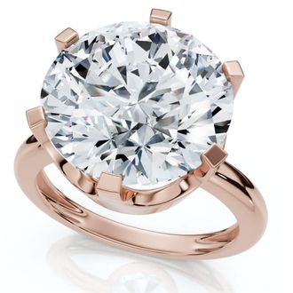 Pompeii3 Certified 6Ct Diamond Engagement Ring Solitaire 14k Gold Lab Grown
