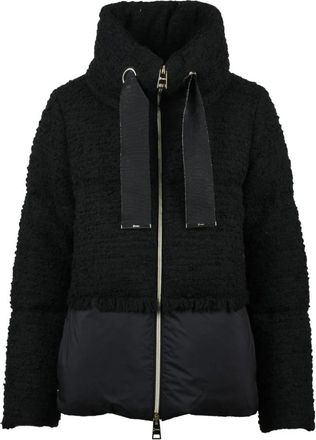 Herno Dames, Jassen, Zwart, Maat: S Katoen