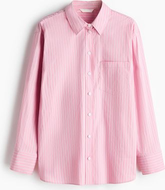 H&M Oversized Bluse - Pink
