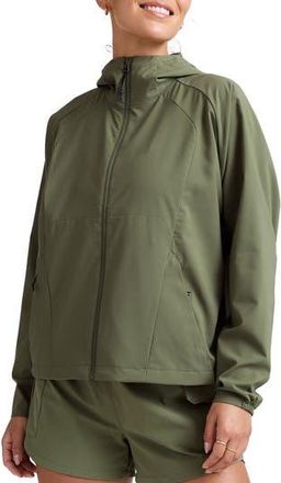 Beyond Yoga Cross Country Packable Jacket in Olive Branch at Nordstrom Rack, Size X-Large