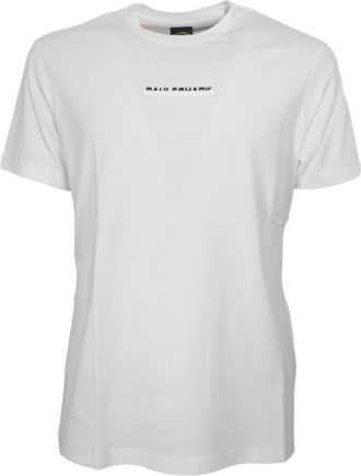 Paul & Shark T-shirt met ronde hals - Heren - T-shirts - Wit - XL - Katoen - Tops