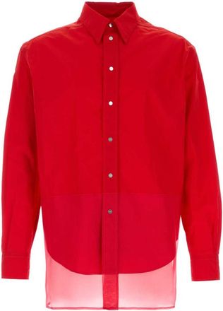Fendi Red Lightweight Casual Shirt