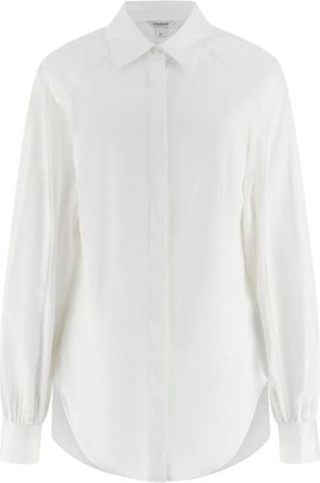 Guess Erika Classic Shirt - Dames - Overhemden - Wit - L - Katoen - Overhemden