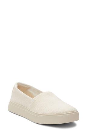 Toms Kameron Slip-On Sneaker in Natural at Nordstrom, Size 8.5