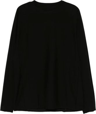 Devoa T-shirt in cotone - Nero