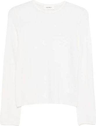 Lisa Yang Maglione a coste - Bianco