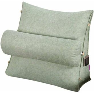 OEM Almohada De Lectura Y Televisi&oacute;n, Coj&iacute;n De Apoyo Para La Espalda Con Altura Ajustable Y Bolsillos, Almohada Triangular Para La Espalda, Almohada De Ap