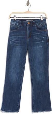 Democracy Crop Itty Bitty Flare Jeans in Indigo Art at Nordstrom Rack, Size 14P