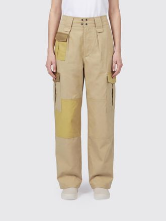 Isabel Marant Straight-Leg Abstract Print Cotton Cargo Trousers