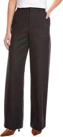 Vince High Waist Twill Wide Leg Pant