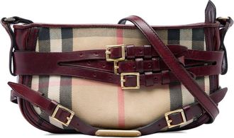 Burberry Pre-owned Burberry House Check Canvas Bridle Langford Crossbody Ladies 5GO1AJE8V2NC8JJQ