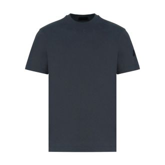 Moncler Branded Cotton T-Shirt - male - Moncler - T-Shirts - Gray - M - Tops