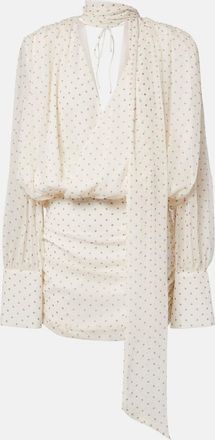 Rotate Vestido corto con pa&ntilde;uelo estampado