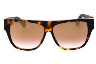 Roberto Cavalli SRC013 Tortoiseshell Rectangular Sunglasses - Brown