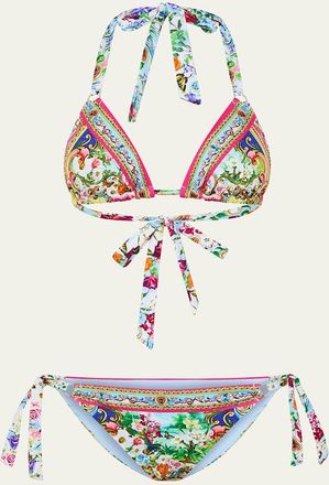 Camilla Spirit of Santa Maria Soft Tie Triangle Two-Piece Swimsuit