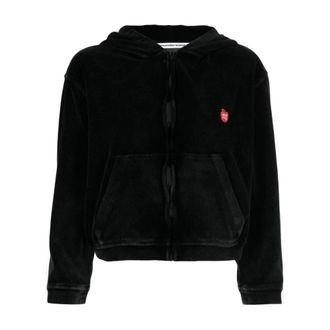 Alexander Wang Zip-throughs, female, Black, Size: XS Zip-through Sweatshirt