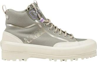 Superga Lace-up Boots, female, Green, Size: 10 US Green Fabric Womens Sneakers Autumn/Winter