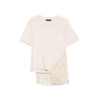 Sportmax Fringe-detail T-shirt