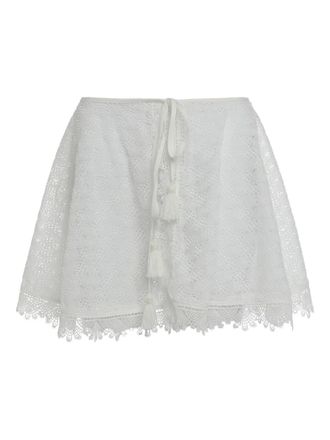 Waimari lace tie sarong - White