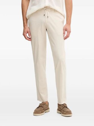 Hackett drawstring-waist trousers - Neutrals