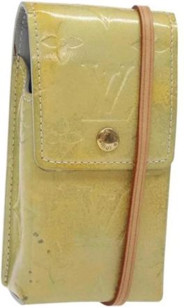 Louis Vuitton Tweedehands leren Louis Vuitton tassen - Dames - Vintage Schoudertas - Groen - ONE Size - Leer - Vintage