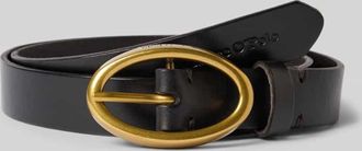 Marc O'Polo Gürtel aus echtem Rindsleder Modell ELLY in Dunkelbraun, Größe 100