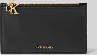 Calvin Klein Portemonnaie mit Label-Detail in Black, Größe 1