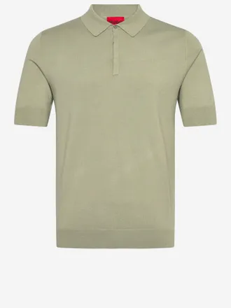 HUGO BOSS Poloshirt aus Viskosemischung mit Logo