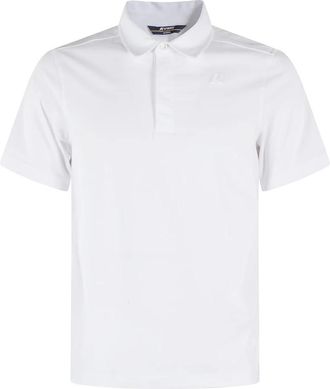 K-Way Wit Katoenen Poloshirt - Heren - Polos - Wit - XL - Katoen - Tops