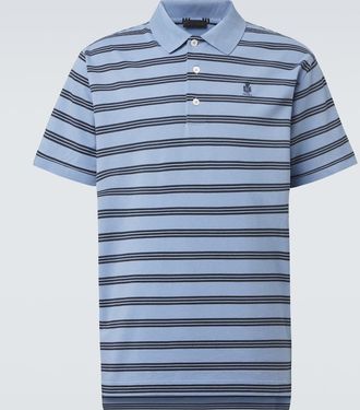Prada Polo de piqu&eacute; de algod&oacute;n a rayas