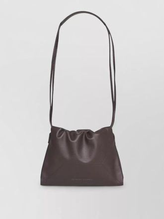 Brunello Cucinelli monili leather shoulder bag
