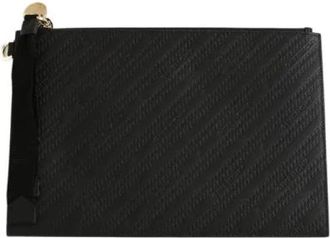 Givenchy Pre-owned Pochette - Dames - Vintage Clutch - Zwart - ONE Size - Leer - Vintage