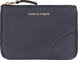 Comme Des Gar&ccedil;ons Peque&ntilde;o neceser plano de piel - Accessories - Mujer - Azul - ONE SIZE