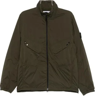Stone Island Logo-patch Zip-up Jacket