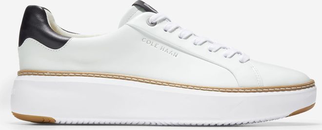 Womens GrandPr&oslash; Topspin Sneakers - White Size 10.5