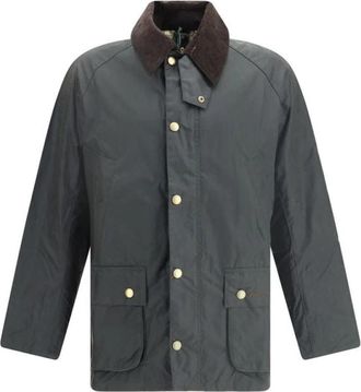 Barbour Ashby Wax Jacket - Heren - Zomerjassen - Groen - M - Katoen - Jassen