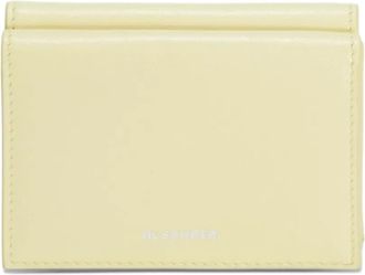 Jil Sander Portafoglio mini goffrato - Giallo