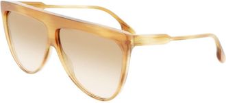 Victoria Beckham Gold Acetate Womens Sunglasses