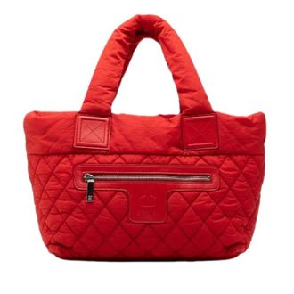 Chanel Pre-owned Bolso Tote Reversible Acolchado de Nailon - Pre-owned - Mujer - Rojo - ONE SIZE