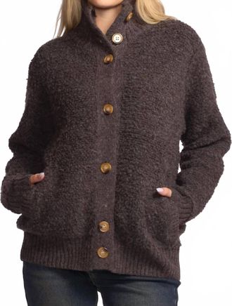 Pink Martini Dolly Sweater In Dark Grey