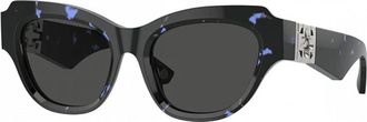 Burberry Womens BE4423 52 411187 Sunglasses - Black - One Size