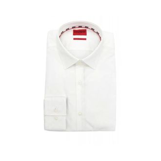 HUGO BOSS Heren, Overhemden, Wit, Maat: XL Katoen